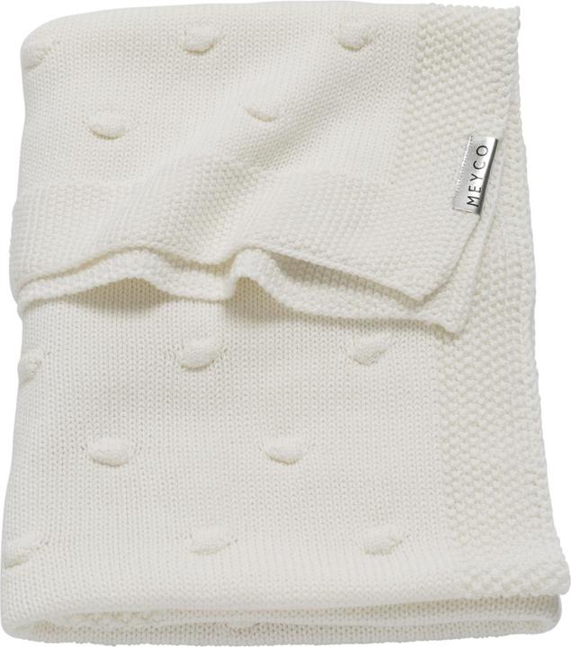 Actual product image Meyco Baby blanket large Knots - offwhite - 100x150cm