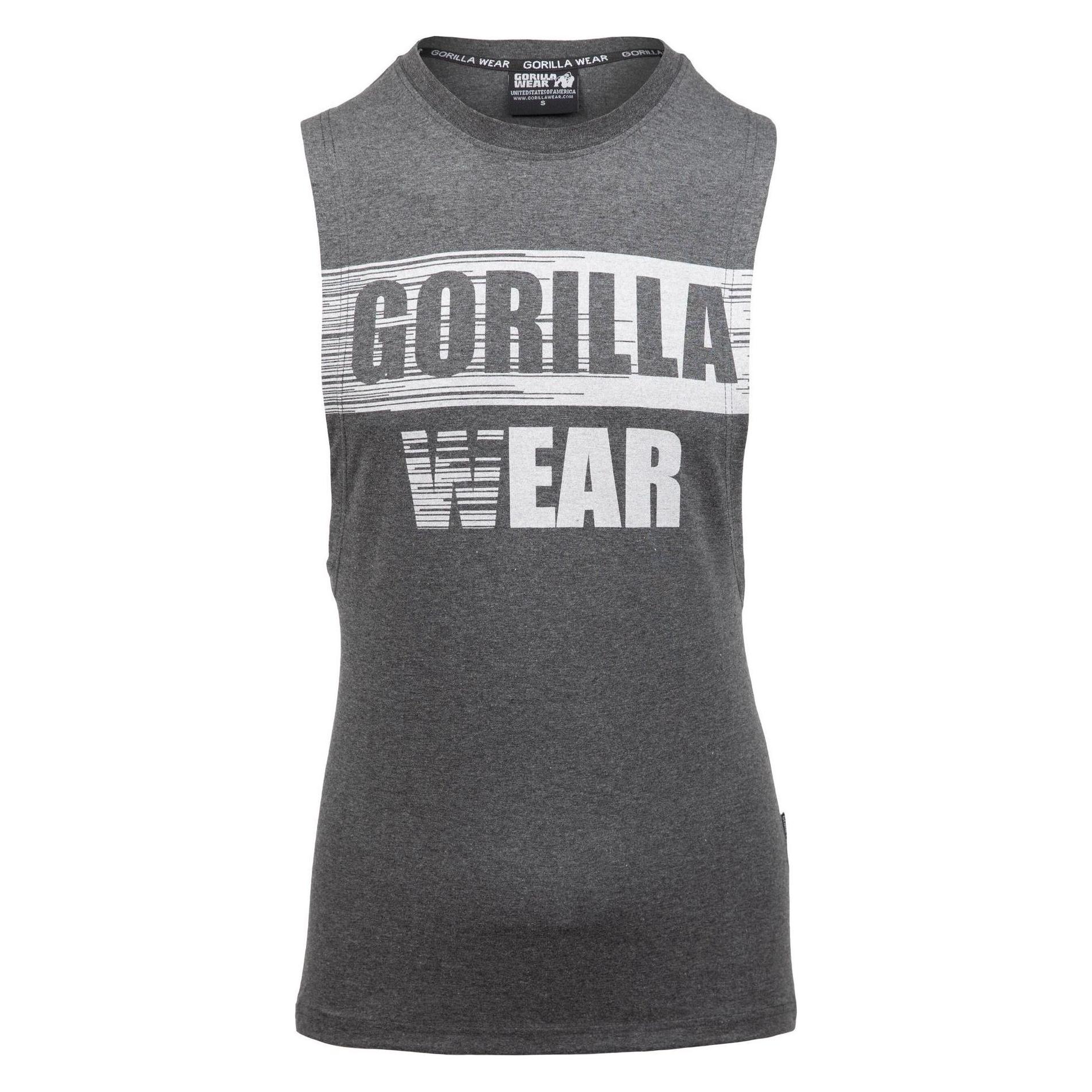 Gorilla Wear, Herren, Sportshirt, Lopez Drop Armhole Tank Top - Grau (Xl), Blau, Grau, Xl