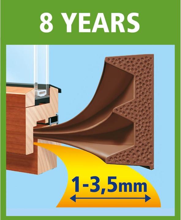 Actual product image tesa E-profile rubber seal (0.30 kg, Brown, Brown)