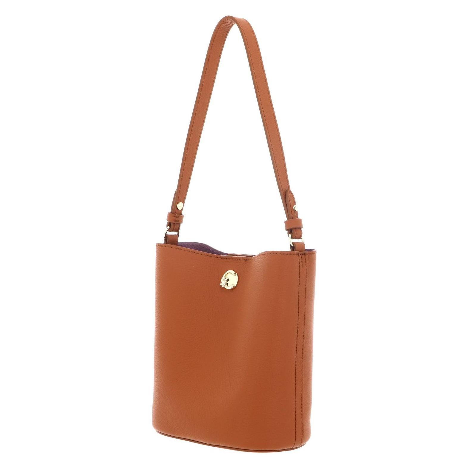 Coccinelle, Damen, Handtasche, Nikla Mini Bag Double Grainy Leather, Braun