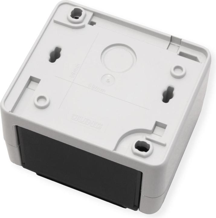 Actual product image Telegärtner Network socket surface mount CAT 5e, CAT 6, CAT 6A Gray (H02000a0070)