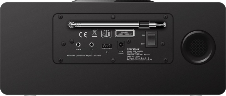 Produktbild Karcher DAB 9000CDI (Internetradio, DAB+, Bluetooth, WLAN)