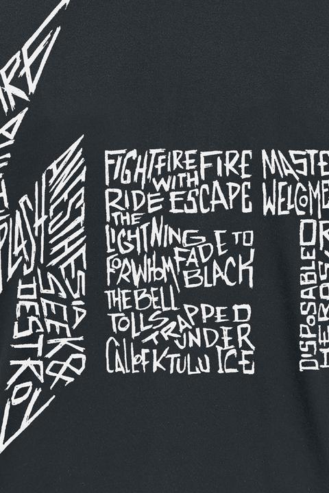 Actual product image Metallica 40Th Anniversary Songs Logo (L)