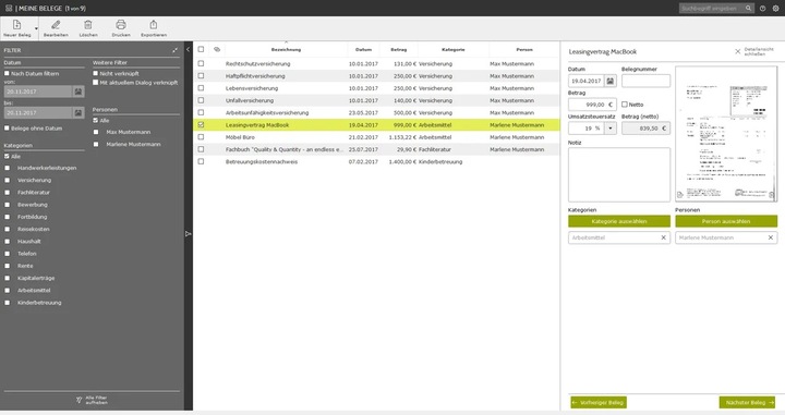 Actual product image Lexware Taxman 2020 (1 User, 12 months)