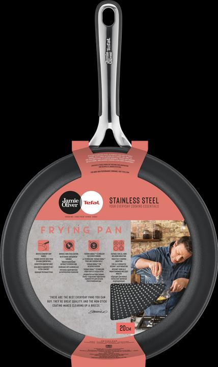 Produktbild Tefal Jamie Oliver Kitchen Essentials (20 cm, Bratpfanne, Edelstahl)
