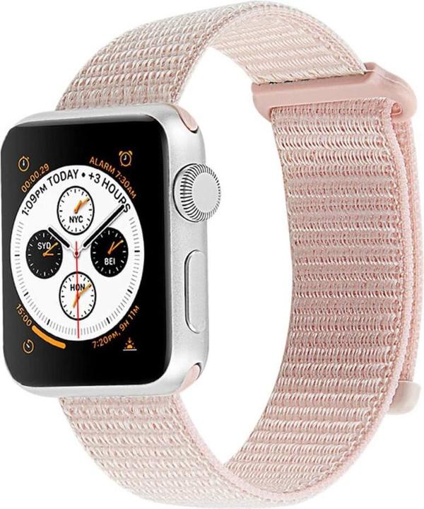 Actual product image Cover-Discount Apple Watch 44/45/46/49mm - Nylon fabric band flexible with velcro (Nylon)