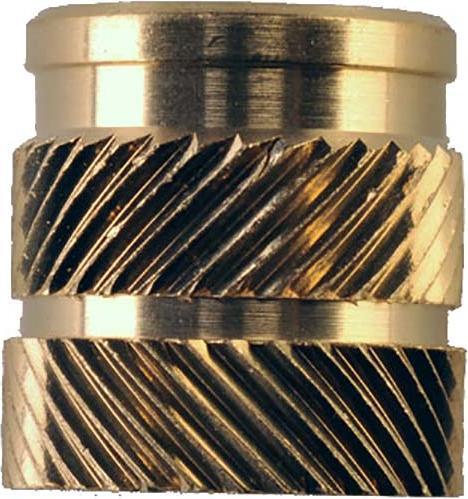 RS PRO Insert fileté Laiton, M6, Ø 8mm x 12.7mm (M6)