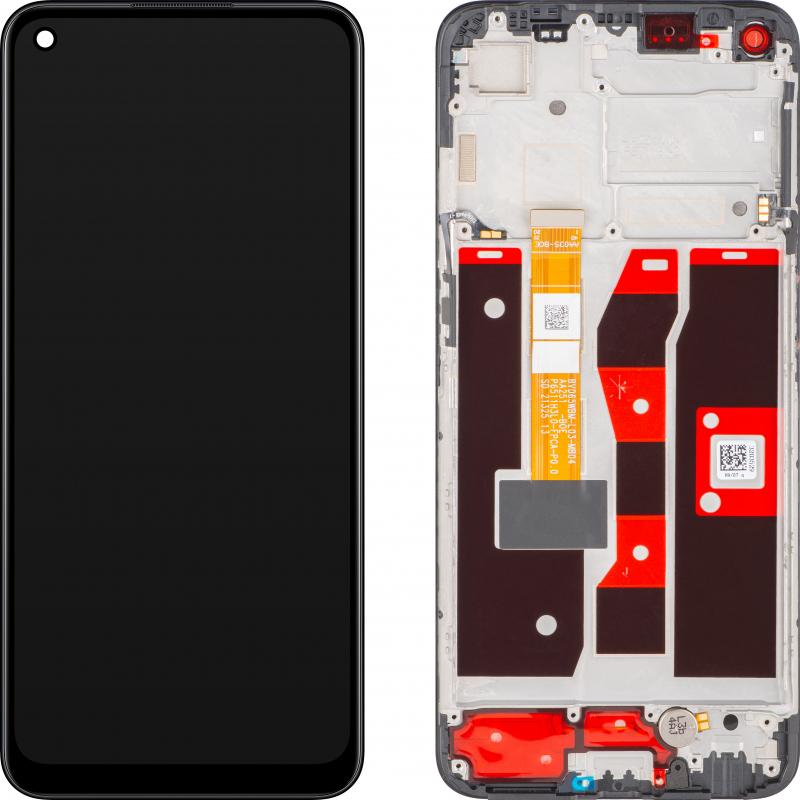 OPPO Display Unit fur A55, Starry Black (Display, Oppo A55), Mobilgerät Ersatzteile, Schwarz