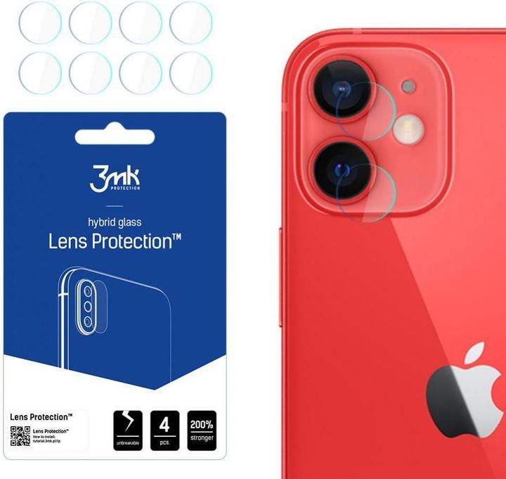 Produktbild 3MK hybrid glass Lens Protection for iPhone 12 Mini (1 Stk., Apple iPhone 12 mini)