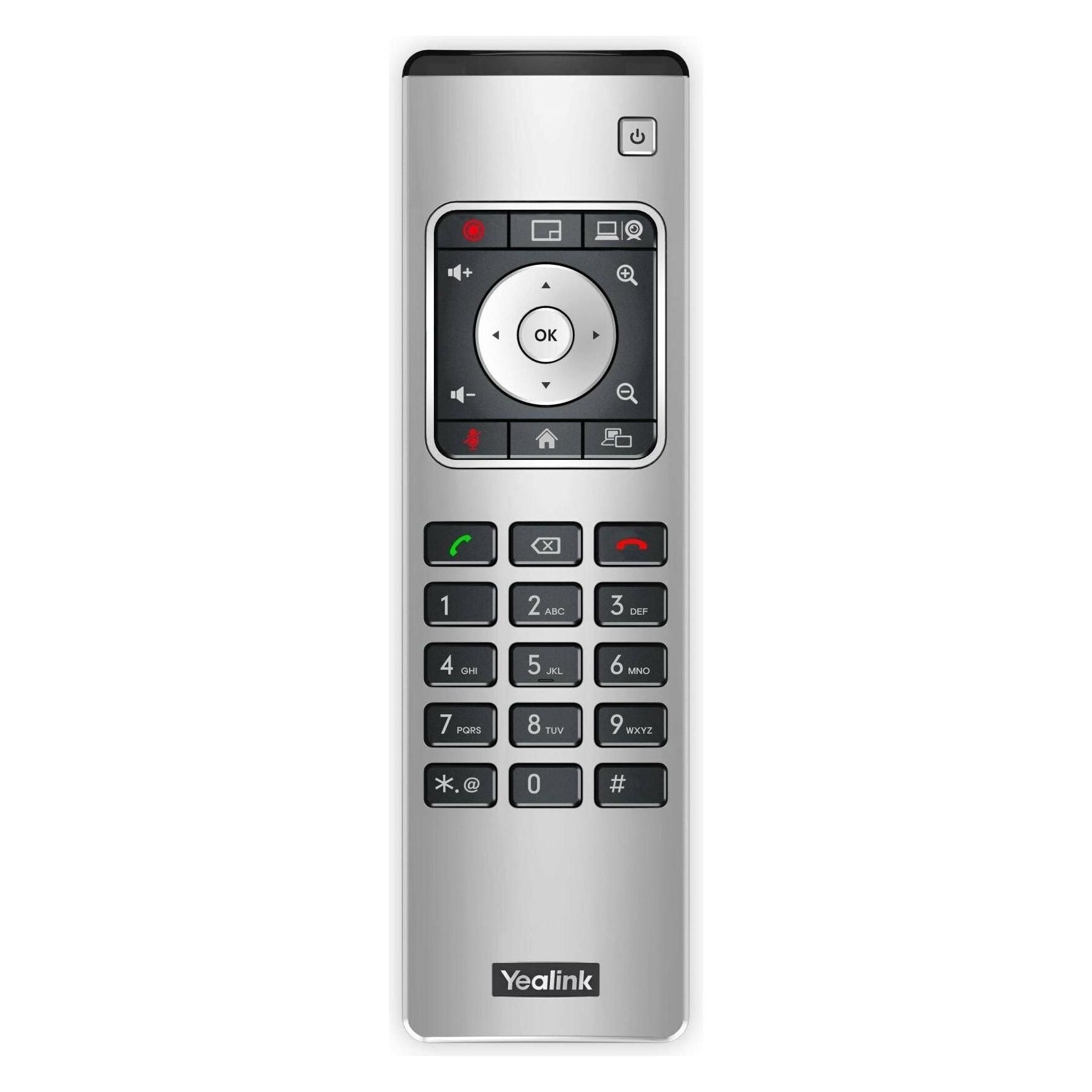 Yealink VCR11 - Drukknoppen - Zwart - Zilver, Accessoires voor conferentietoestellen