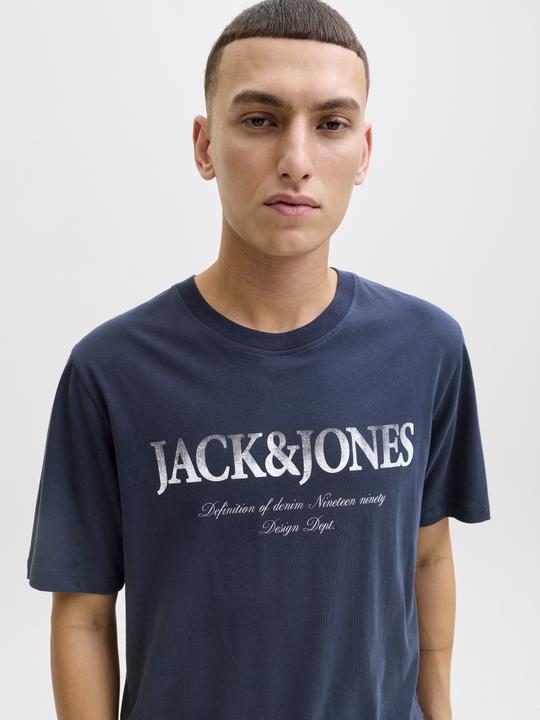 Produktbild Jack & Jones Jjdevin Daytona Print Tee Ss Crew Ln (M)