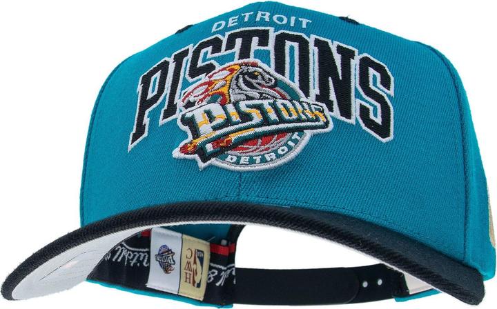 Produktbild Mitchell & Ness M&N Stretch Snapback Classic Red Cap - Detroit Pistons (One Size)