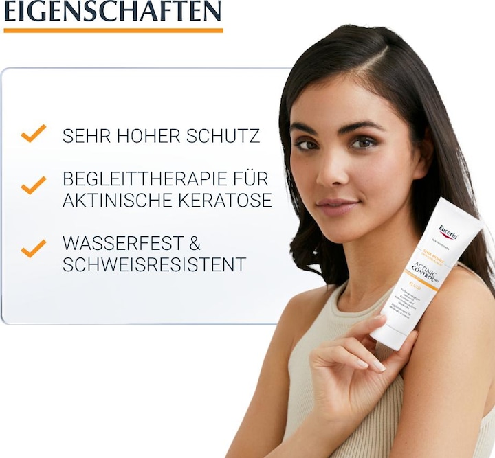 Produktbild Eucerin SUN ACTINIC CONTROL MD Fluid LSF 100 (Sonnencreme Gesicht, SPF 50+, 80 ml, 115 g)