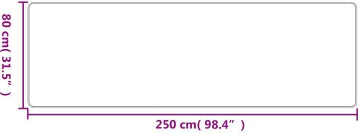 Produktbild vidaXL Teppichläufer (80 x 250 cm)