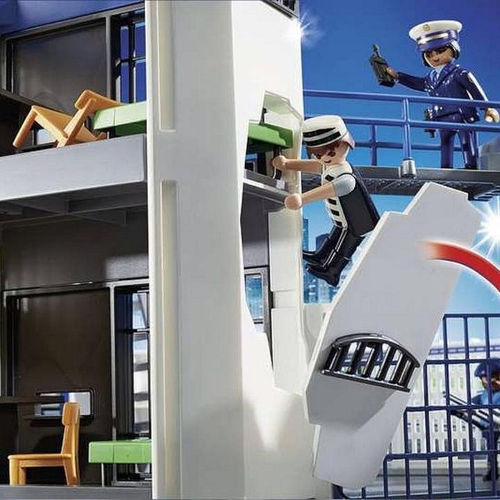 Produktbild Playmobil Intl. Police-Kommandozentrale mit Gefängnis (6919, Playmobil City Action)