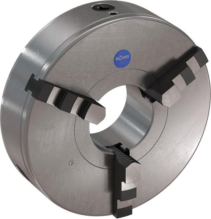 Actual product image Röhm Three-jaw lathe chuck, steel, cylindrical centring mount, DIN 702-4, outer-⌀ A: 160mm