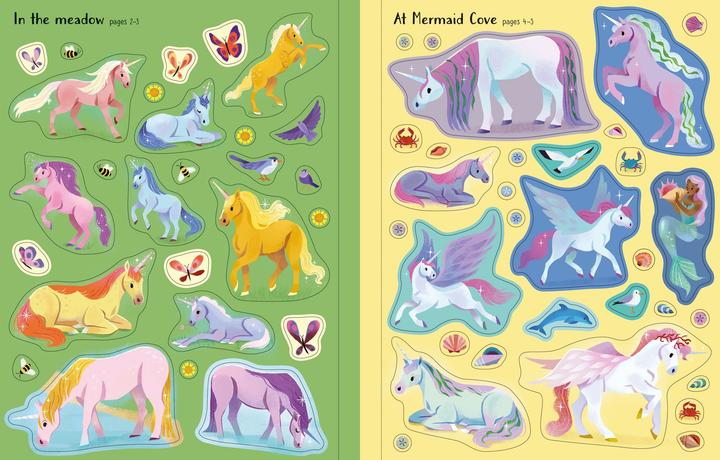 Produktbild First Sticker Book Unicorns (180 Sticker)
