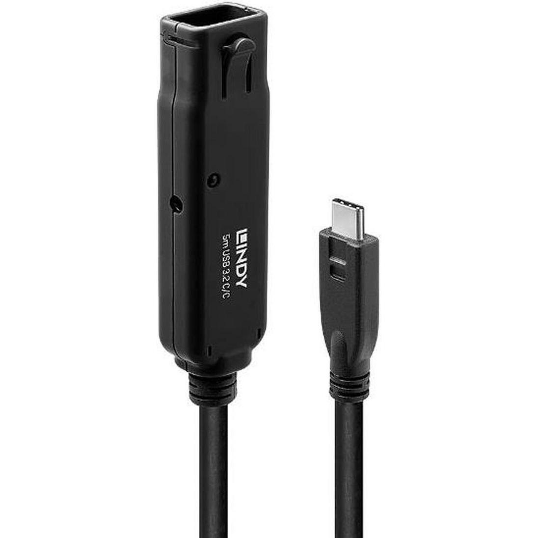 Lindy Prolunga Attiva Usb 3.2 Gen 2 C/C Da 5 M (43405) (5 M, Usb 3.2 Gen 2), Cavo Usb