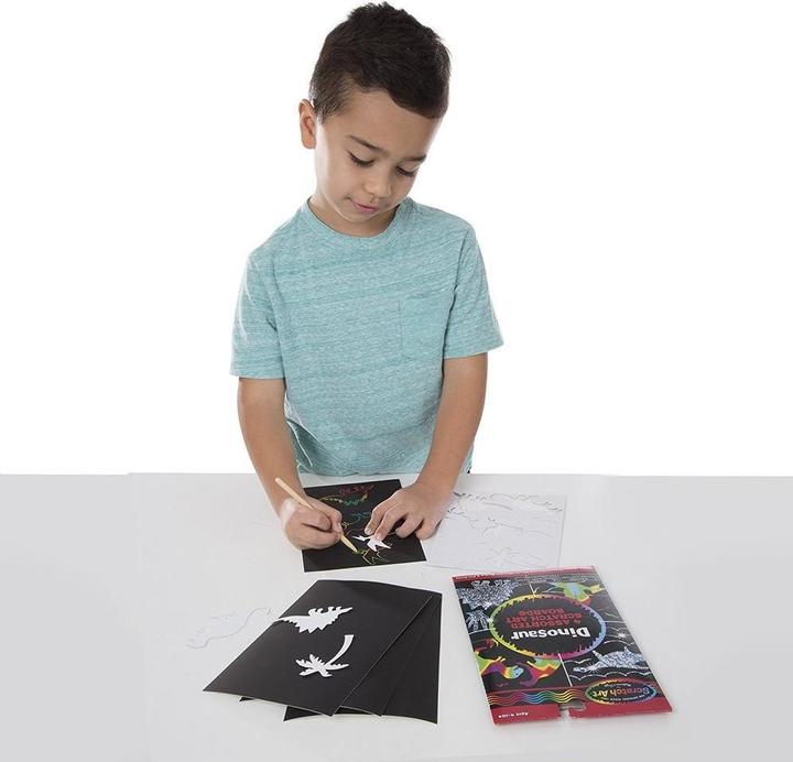 Produktbild Melissa & Doug Scratch Art Dinosaurier