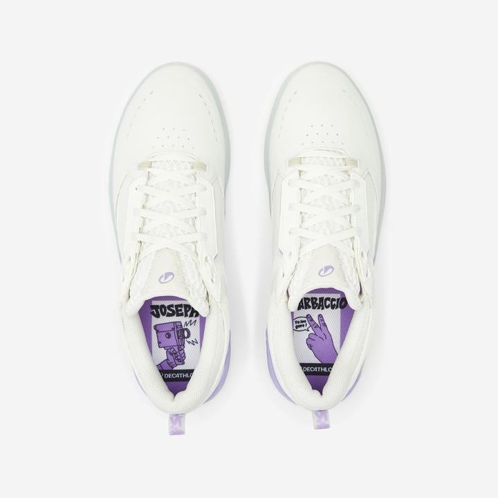 Image du produit Decathlon Chaussures de skate Crush900 Joseph Garbaccio - PRO blanc/violet (42)