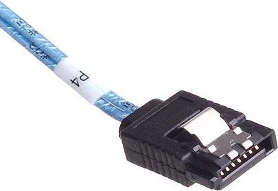 Actual product image Silverstone SST-CPS05 Mini-SAS to SATA 7-pin cable