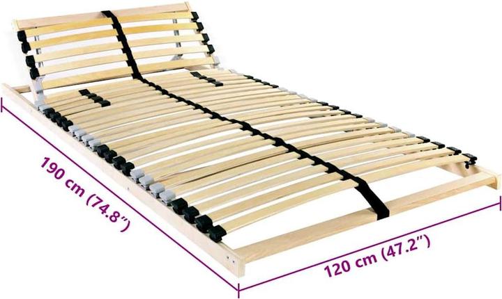 Produktbild vidaXL Lattenbett