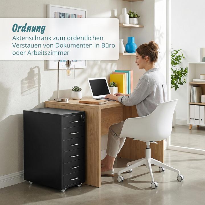 Produktbild Relaxdays Rollcontainer (28 x 41 x 69 cm)