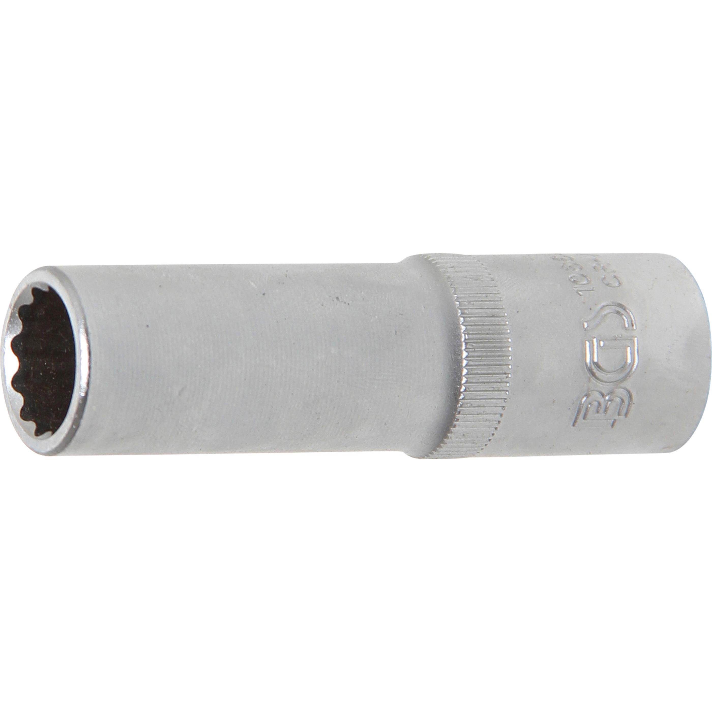 BGS, Steckschlüssel + Stecknuss, Steckschlüssel-Einsatz Zwölfkant, tief Antrieb Innenvierkant 12,5 mm (1/2") SW 14 mm (1...