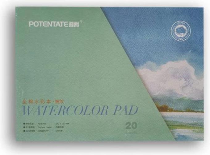 Produktbild Potentate Aquarellblock Watercolor Pad (Harter Einband)