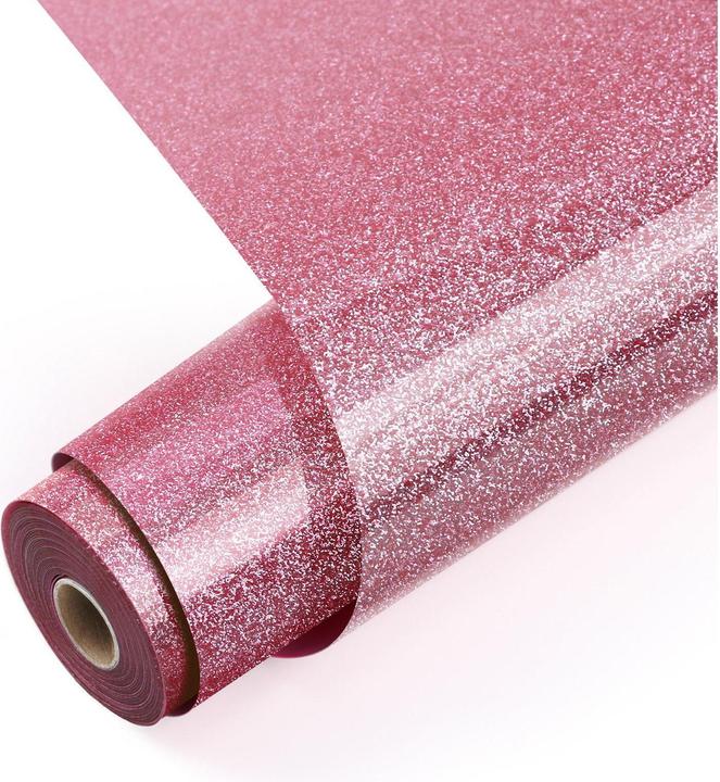 Produktbild Loklik Heat Transfer Vinyl Glitter - Pink