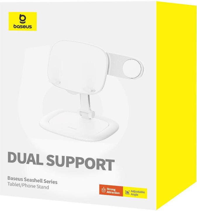 Actual product image Baseus Seashell Series Adjustable Tablet Stand - White