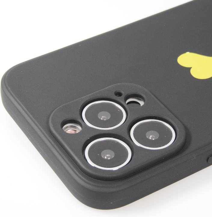 Produktbild PhoneLook Hülle Silikon Mat Herz gold (Apple iPhone 16 Pro Max)