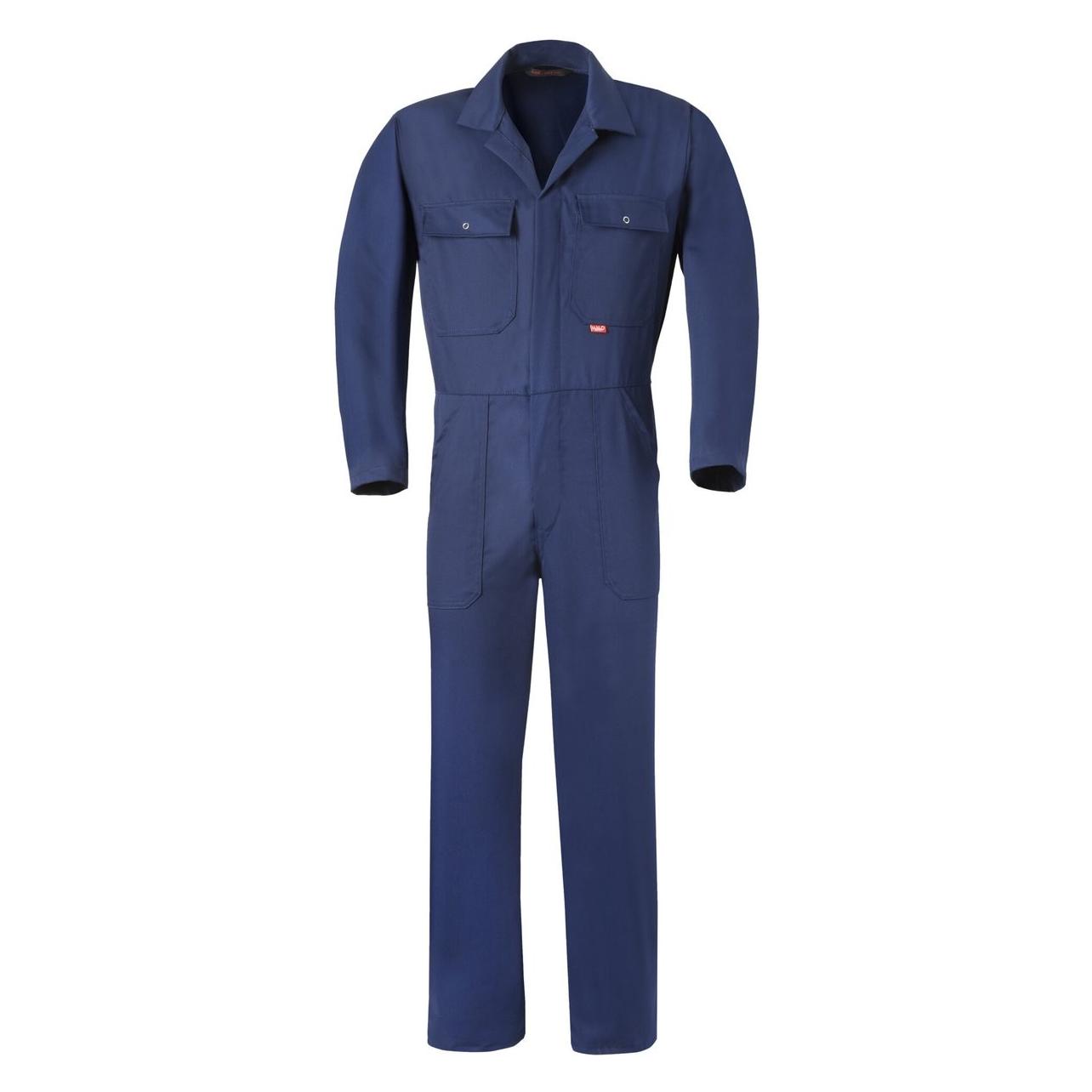 Havep, Beschermend Pak + Werkoverall, Basic Polyester/Katoen Overall 2096 Marine Maat 52 (52, 1 x)