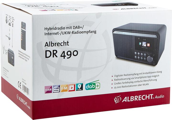 Actual product image Albrecht DR 490 (Web radio, DAB+, Wi-Fi)
