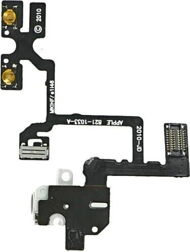 Actual product image OEM Home Headphone Jack - White- for iPhone 4 (Apple iPhone 4)