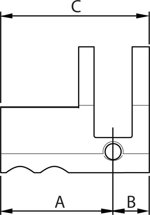 Actual product image Kaba Housing half cylinder PZ/Euro Modular
