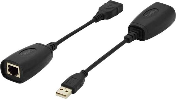Produktbild Digitus USB Extender für CAT5e CAT6 UTP Kabel bis 45m Länge (USB, RJ45 (1x))
