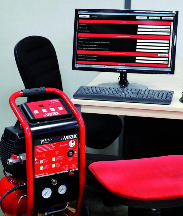 Produktbild Virax Hochleistungsentschlammungsgerät VIRAFAL Connect + Injektor + Druckminderventil (Durchlaufpumpe)