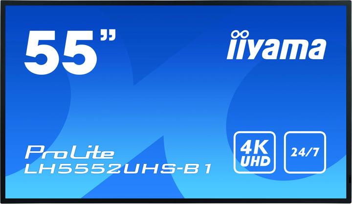 Actual product image iiyama 55" LH5552UHS-B1 DVI,3xHDMI,DP,USB (3840 x 2160 Pixels, 54.60")