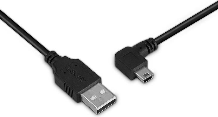 Produktbild Lindy USB Kabel gewinkelt (2 m, USB 2.0)