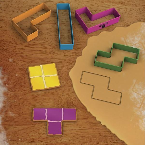 Actual product image Paladone Products Tetris Cookie Cutters - Cookie Cutters