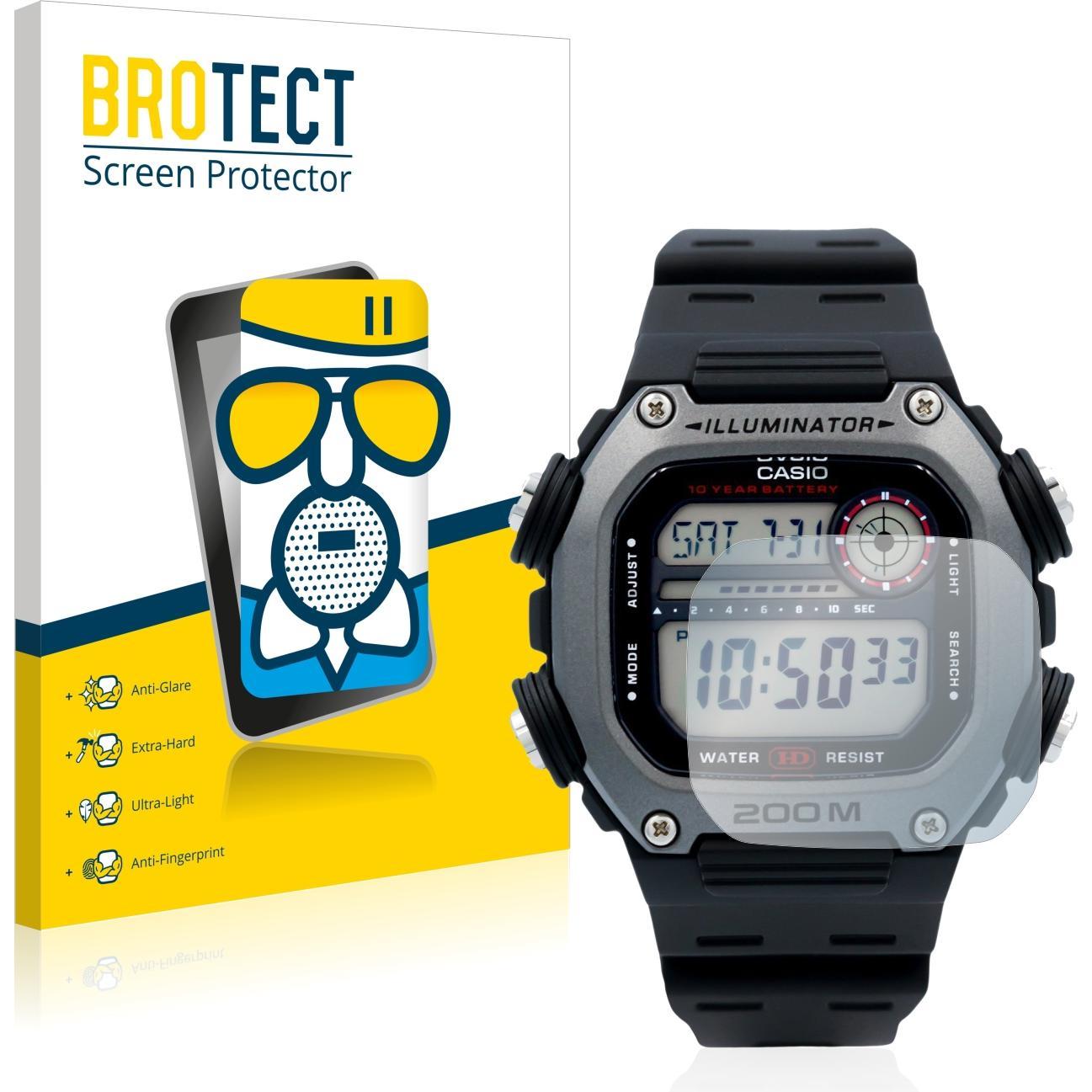 BROTECT AirGlass Panzerglasfolie Matt, Smartwatch Schutzfolie, Grau