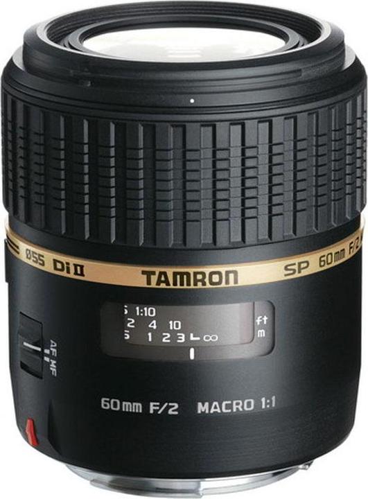 Actual product image Tamron Lens SP AF 60mm f/2 Di II LD IF, 1:1 macro, Sony (Sony A)
