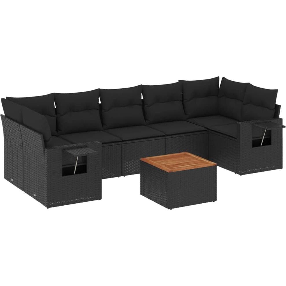 VidaXL, Gartenlounge, 10-tlg. Garten-Lounge-Set mit Kissen