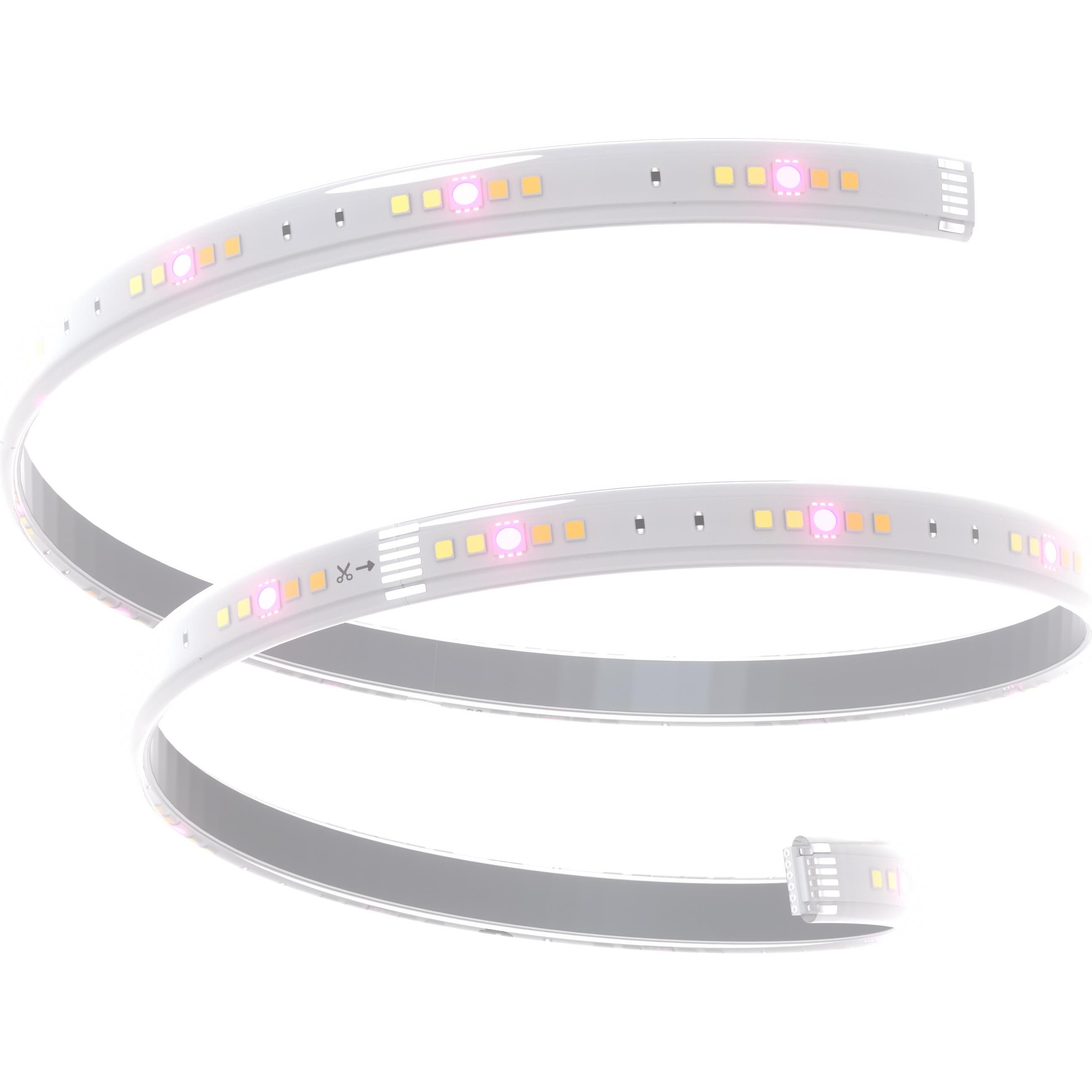 Nanoleaf, LED Streifen, Essentials Light Strips Expansion (Mehrfarbig, Warmweiss, 100 cm, Indoor)