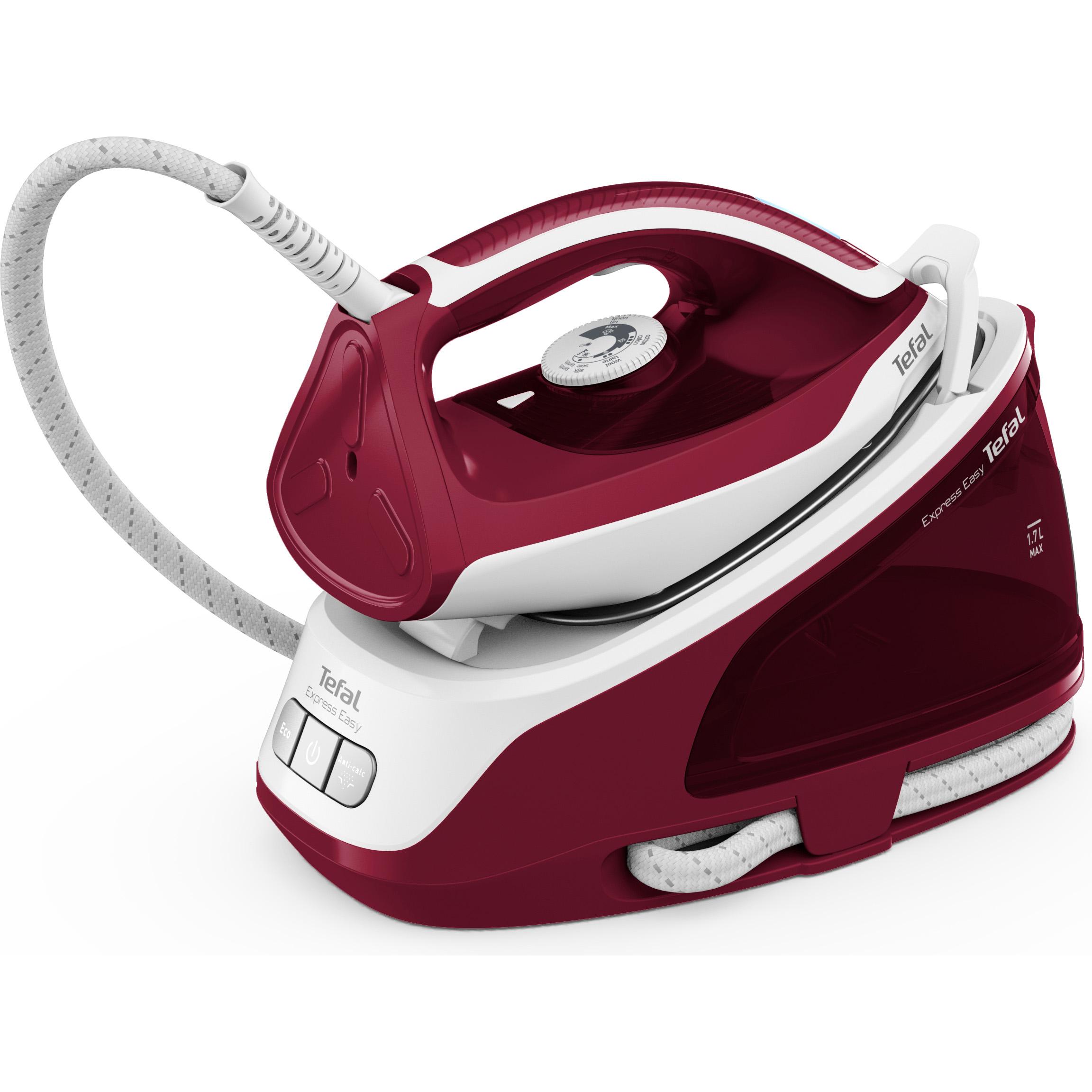 Tefal SV6130E0, Bügeleisen, Weiss, Rot