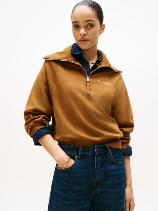 Produktbild Tommy Hilfiger Klassisches Fleece-Halbzip-Pullover (XL)