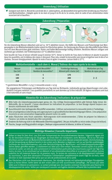 Produktbild Holle Bio-Folgemilch 2 (460 g, ab 6 Monaten)