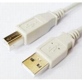 Brackton Cable Kabelis USB Male - USB Male B 1.8m White, Cavo USB