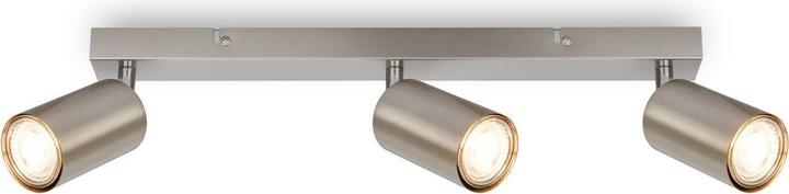 Briloner Spot, nickel mat, 3xGU10 / ampoules excl. (GU10, 3x)